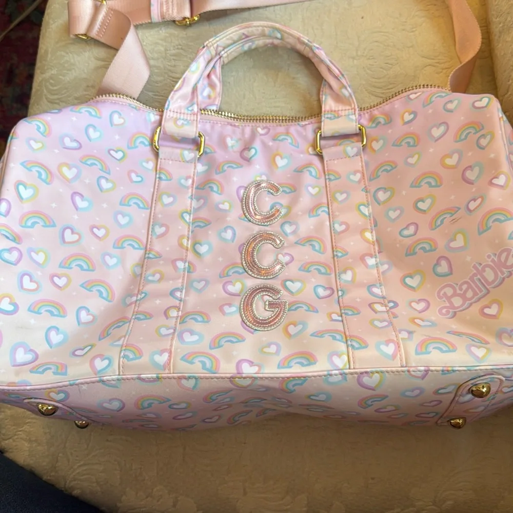 Stoney clover lane x Barbie rainbow and hearts duffle bag - Picture 1 of 14